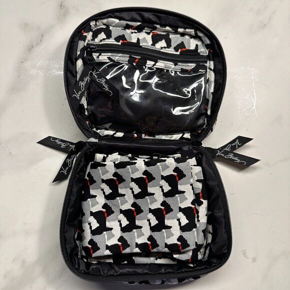 Vera Bradley Scottie Dog Travel Jewelry Organizer, Quilted, Multipockets, NWOT - Picture 6 of 13